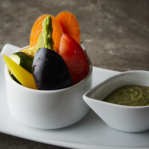 バーニャカウダ~バジルみそソース~