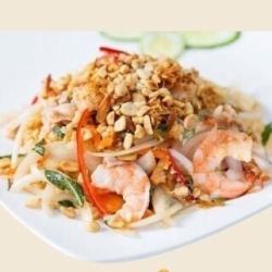 Shrimp, pork and lotus root salad