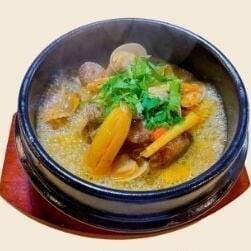 アサリのタイソース付け/アサリのレモンガラス蒸し 各