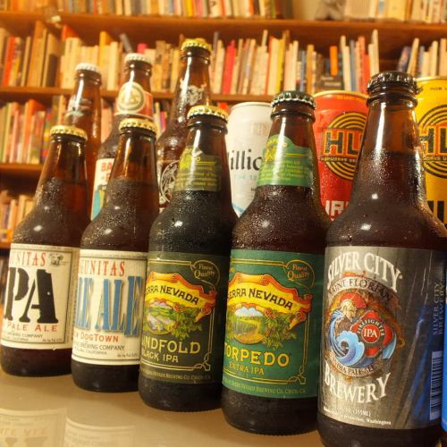 There are a lot of selected international beers!