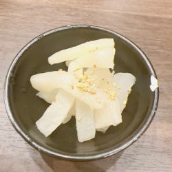 Pickled yuzu radish