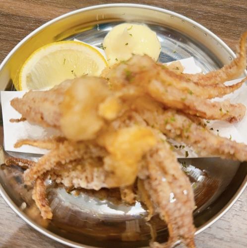 Deep fried squid