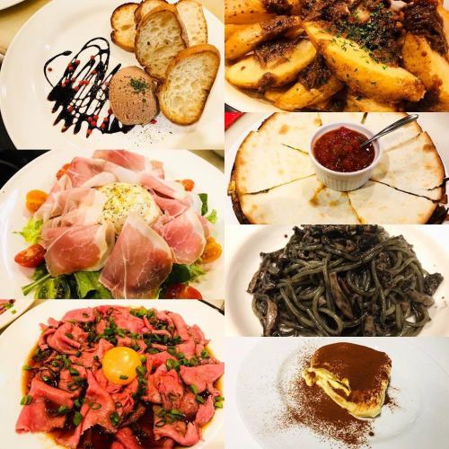 3時間飲み放題付6品/4000円★女子会コース♪