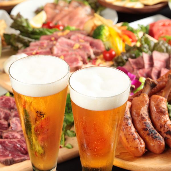 忘年会におすすめ◆道産牛ステーキと飲み放題ついた宴会コース♪