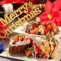 【24日・25日限定】クリスマスコース★十勝ハーブ牛サーロインステーキやクリスマスドルチェ盛り合わせなど