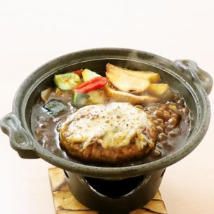[Farm Kitchen Buffet] Special main buffet plan ♪ Pictured is demi-glace stewed cheese hamburger ♪