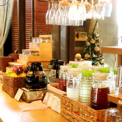 ドリンクバーが仲間入り!!!