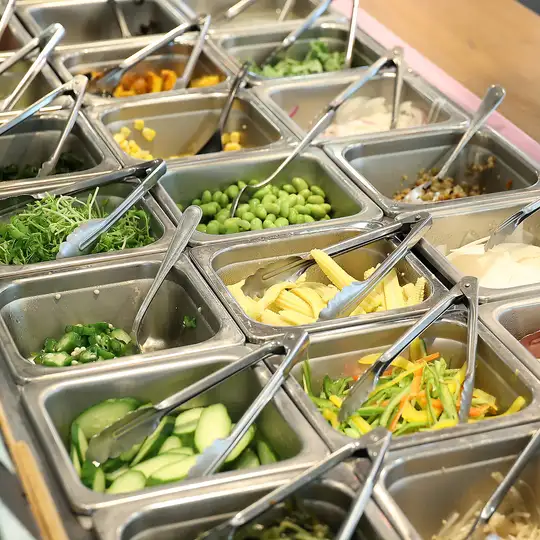 【食べ放題スタンダード】30種類以上の野菜と惣菜・お粥・パスタ・豆乳鍋 等90分1690円 (平日)