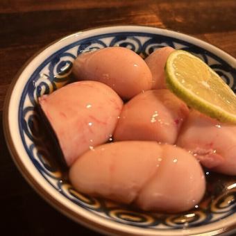 Limited quantity.Chicken milt with ponzu sauce