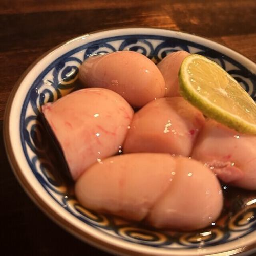 Limited quantity.Chicken milt with ponzu sauce