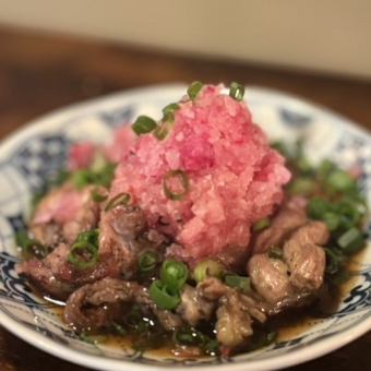 Nara Prefecture chicken breast with grated daikon radish and ponzu sauce