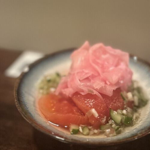 Yamagata dashi and pickled tomatoes
