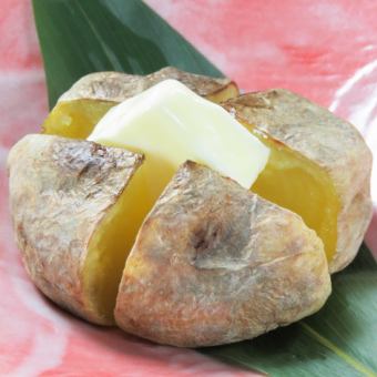 Charcoal-grilled Kita-Akari (potato butter)