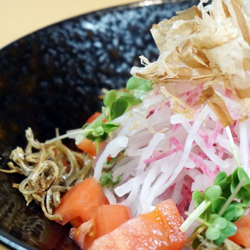 Jakoto radish Japanese color salad