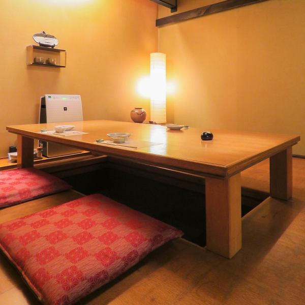 [Infection prevention measures implemented] Please spend a relaxing moment in the relaxing tatami room with a horigotatsu.(For 4~6 people)