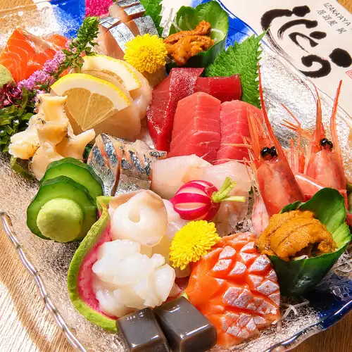什錦生魚片
