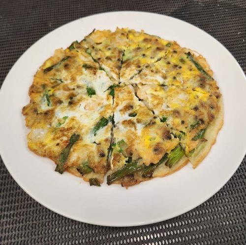 蝦仁韭菜餅