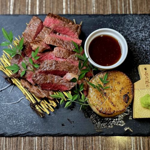 黒毛和牛のイチボステーキ