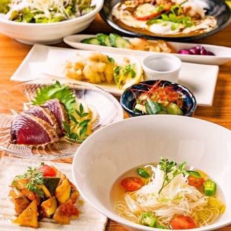 《2.5 hours all-you-can-drink x 7 dishes》Great value course meal including diced steak and swordfish cutlet ♪ [Mizuki Course]