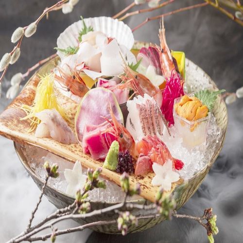 December 12th ~ 《2 hours of all-you-can-drink × 7 dishes》 Freshly caught sashimi, diced steak, and more ♪ [Mizuki Course]