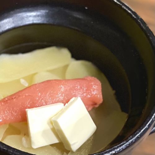 十勝産 甘熟メークイン たらこバター土鍋飯