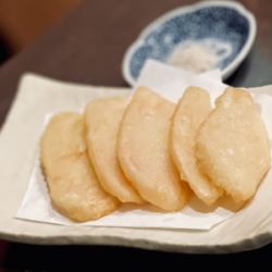 新生姜甘酢漬け 天ぷら