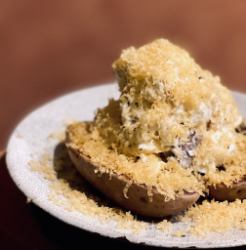 メークイン焼き　燻製タルタル　わっちゃりミモレットチーズ