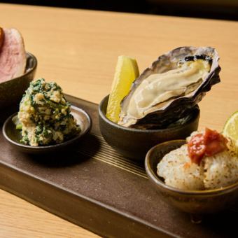 Six kinds of snacks to accompany drinks
