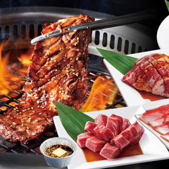 The most popular all-you-can-eat course! Five major specialties★King course 3,180 yen (3,498 yen including tax)