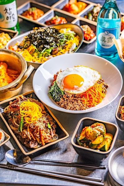 Enjoy authentic Korean food for lunch or dinner♪
