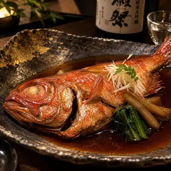 【3H飲放】金目鯛煮付け×豪華お造り7種盛×仙台厚切り牛たん含む『福寿』全9品11280円⇒10000円