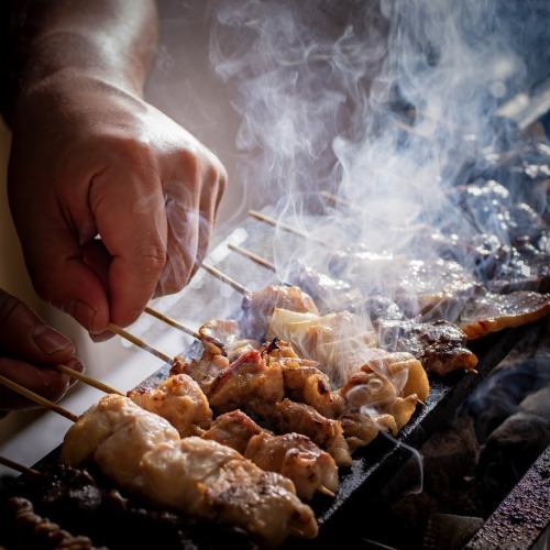 The taste of yakitori from a famous restaurant