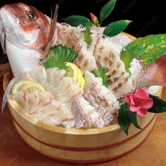 【15名以上で幹事様無料!!】『愛媛の地魚・地酒堪能コース』　全13品◆2時間飲み放題付6600円
