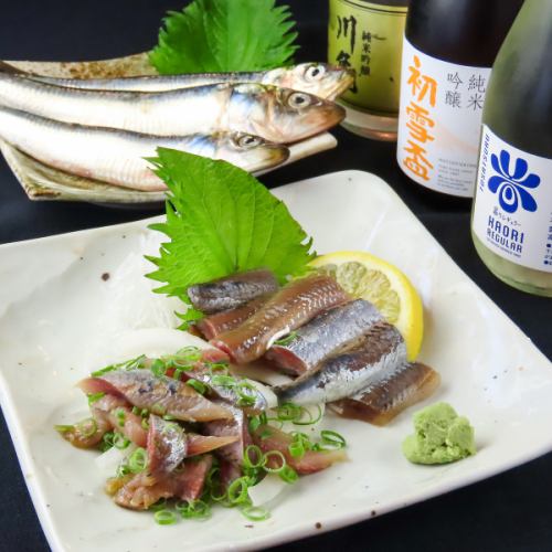 イワシの刺身・天ぷら