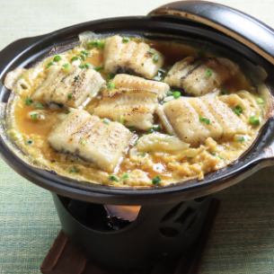 本鮪の中トロステーキ/鰻の卵とじ柳川風