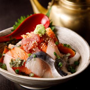 海鮮なめろう茶漬け