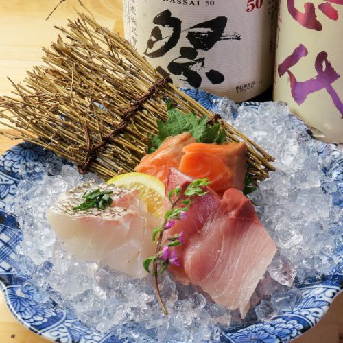 旬魚の盛り合わせ