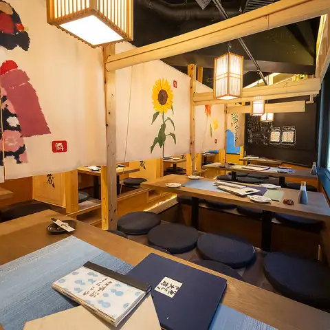 日本酒100種と鮮魚が自慢の和食居酒屋◆最大80名様迄の貸切OK!