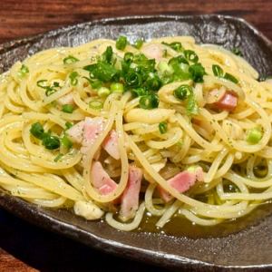 大衆酒場の生パスタ ペペロンチーノ