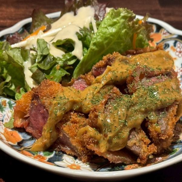 【店長いちおしメニュー！数量限定◆】サクッとジューシーさが旨い！特製ビフカツ　880円(税込)