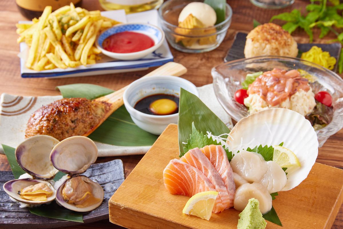 飲み放題付宴会3000円～♪6名様以上のコース予約で1名様無料！