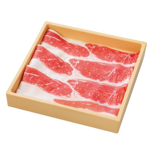 Carefully selected beef shabu-shabu