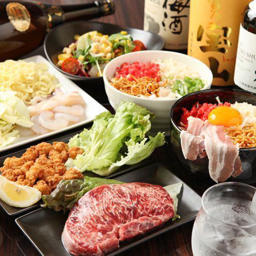 大人気の食べ飲み放題3500円～♪紙エプロンもご用意◎