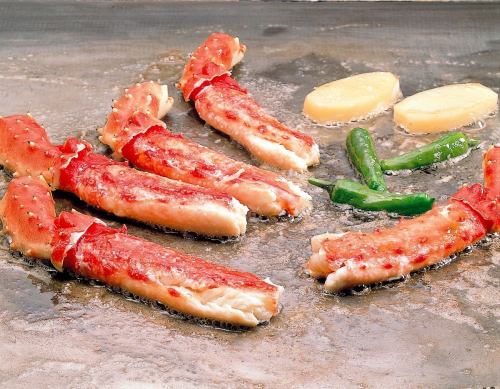 本タラバかにとズワイかにのステーキを食べくらべできる贅沢コース！　全13品　かに家（かにや）