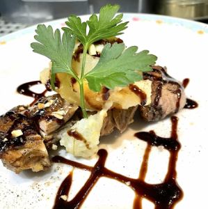 阿波尾鶏のグリル・バルサミコ風味