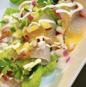 「市場直送」本日の鮮魚のカルパッチョ