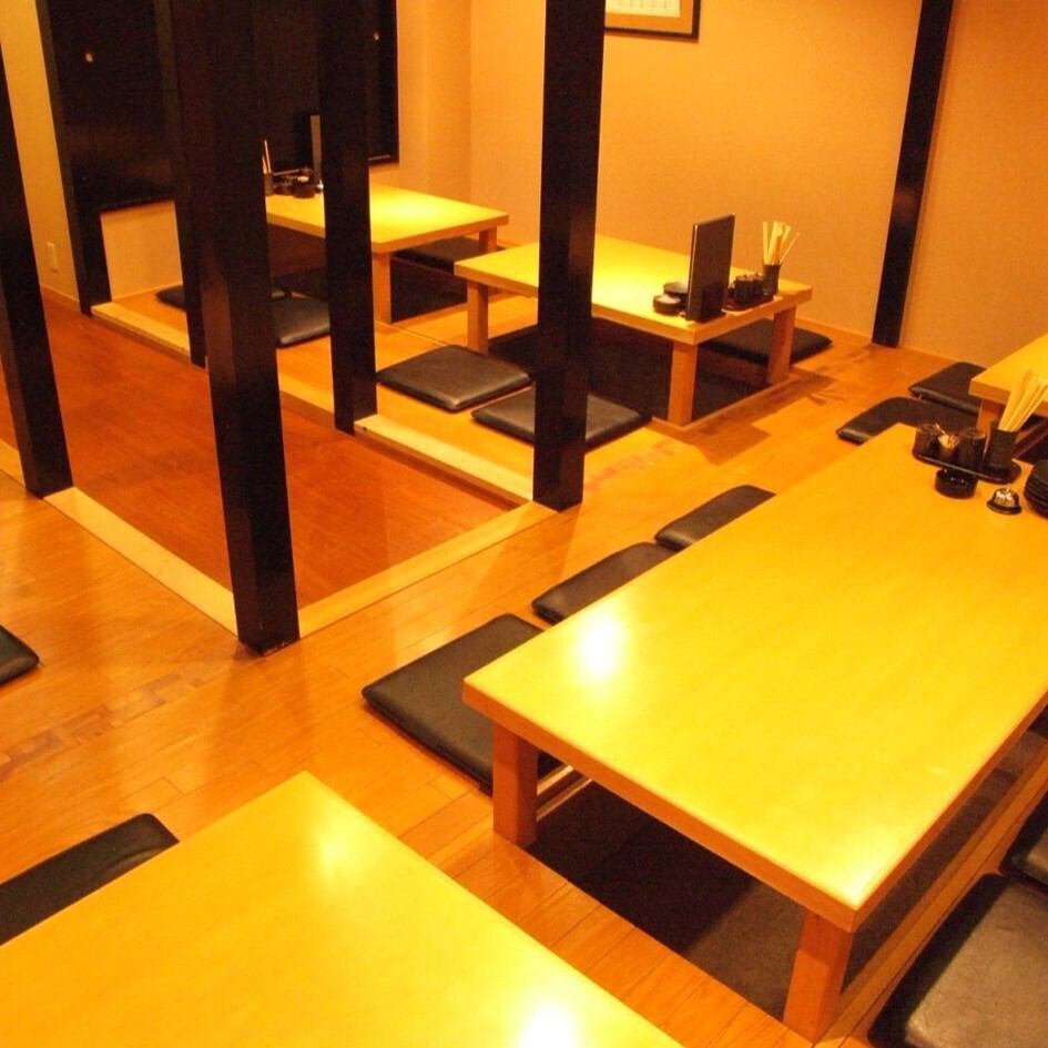 私人下沉式暖桌包廂。北浦和的大型宴會就交給我們吧。