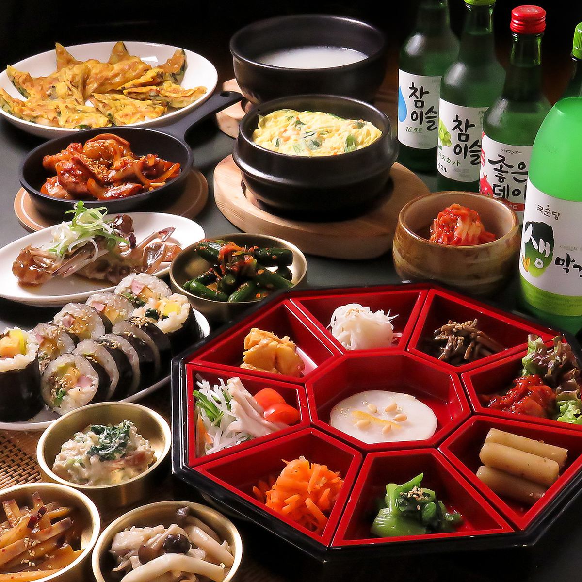 辛すぎず、どなたにもお召し上がりいただける韓国料理