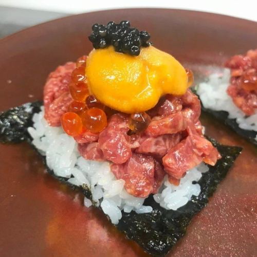 本日の肉手巻き（一貫）
