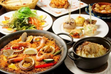 ★Mediterranean Enjoyment Course★ Recommended for anniversaries: 8 dishes in total, 2 hours of all-you-can-drink included (tax included)